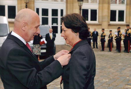 Remise de la médaille 